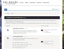 Tablet Screenshot of lesexiles.com